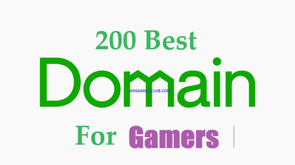 200 Best Domain For Gamers