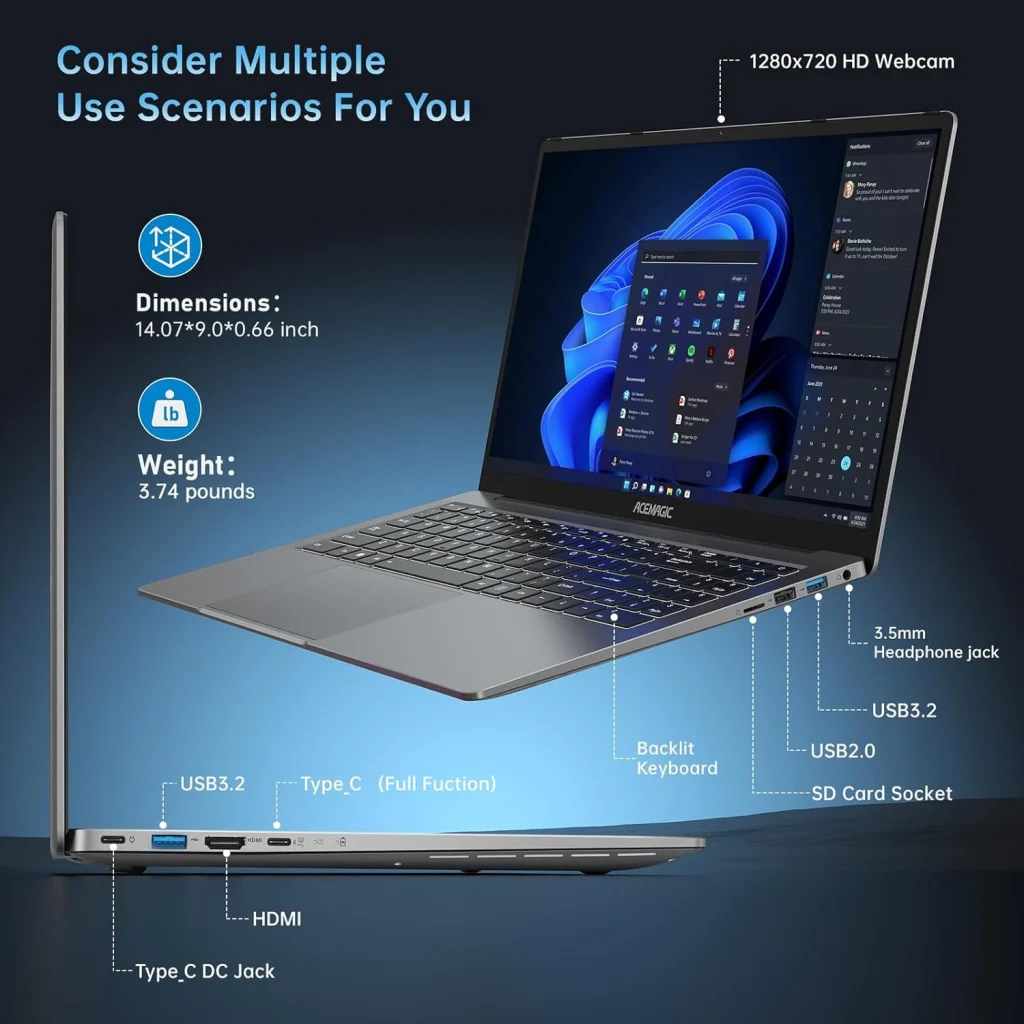 ACEMAGIC AX16PRO Gaming Laptop