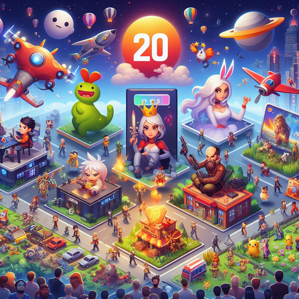 Top 20 Online Games by Ranking