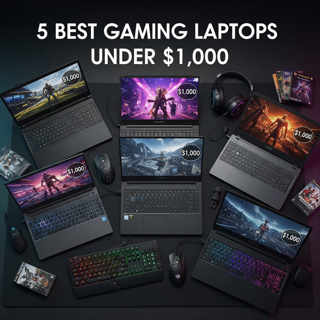 5 Best Gaming Laptops Under $1,000